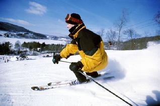 skiing