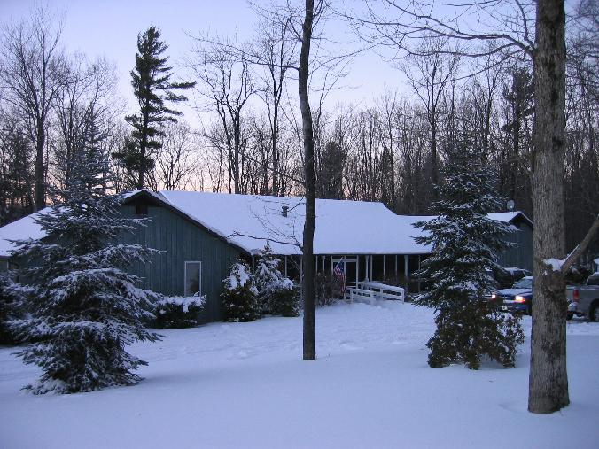 Lodge at Sawmill Hollow Snowfall