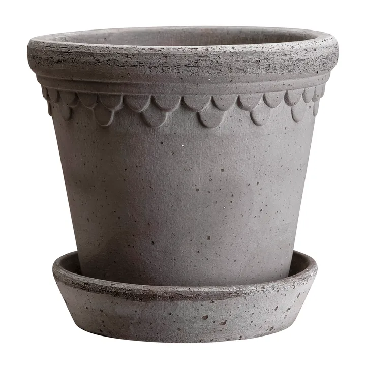 Københavner flower pot Ø12 cm - grey - Bergs Potter