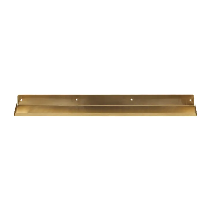 Ledge shelf 80 cm - Brass - House Doctor