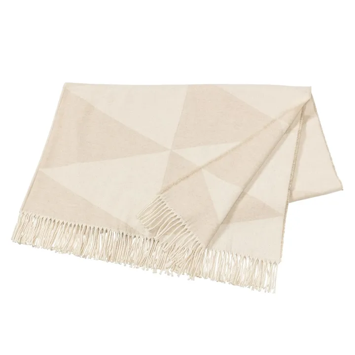 Rime cotton throw - nude - Scandi Living