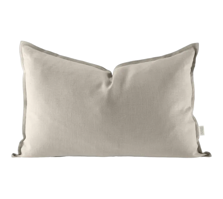 Calm pillow case linen 40x60 cm - Greige - Scandi Living