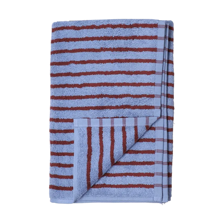 Drift towel 50x70 cm - Blue-red - Scandi Living