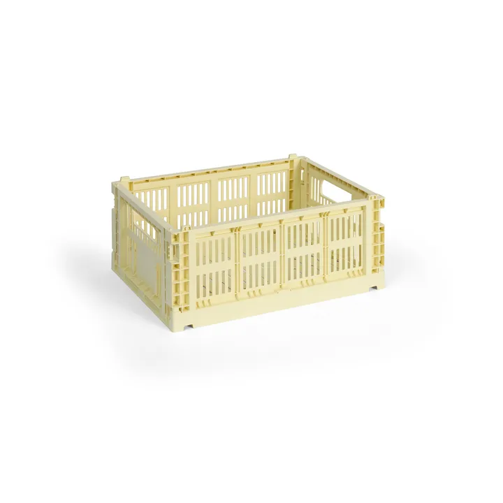 Colour Crate M 26.5x34.5 cm - Light yellow - HAY