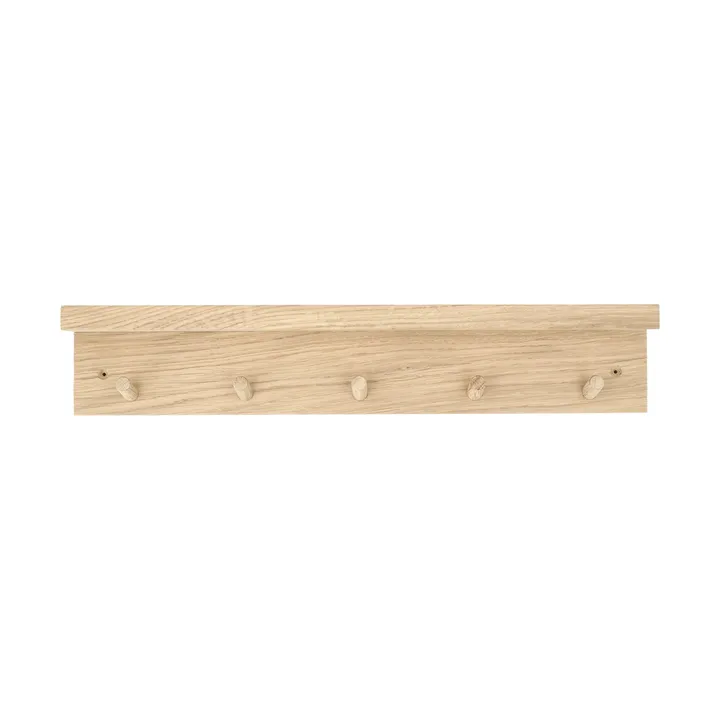 Alley coat rack with shelf - Oak - Scandi Living